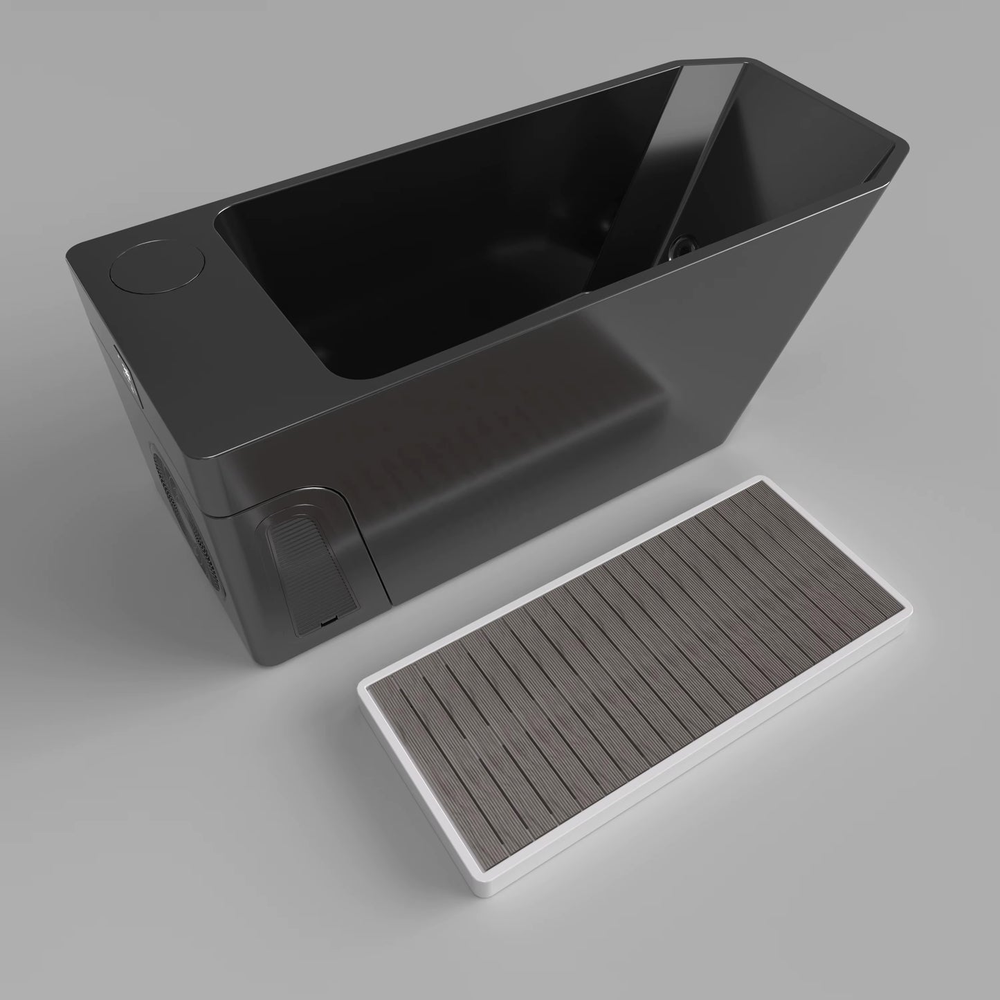 Frost Cold Plunge Tub| Integrated 1HP Chiller|37°F–108°F Temperature Control| Premium Acrylic|Indoor & Outdoor Use| User-friendly installation