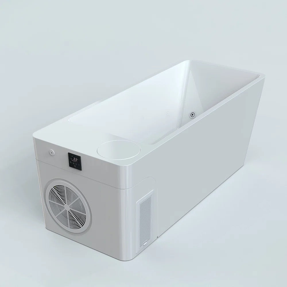 Frost Cold Plunge Tub| Integrated 1HP Chiller|37°F–108°F Temperature Control| Premium Acrylic|Indoor & Outdoor Use| User-friendly installation