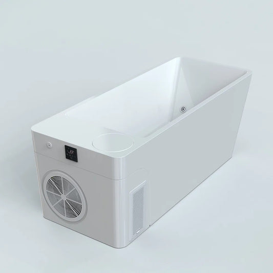 Frost Cold Plunge Tub| Integrated 1HP Chiller|37°F–108°F Temperature Control| Premium Acrylic|Indoor & Outdoor Use| User-friendly installation