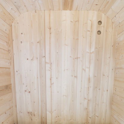 Auris One Luxury Outdoor Cedar Sauna|1–2 Person|Premium Canadian Red Cedar|4.5kW Harvia KIP Heater|Wooden bucket full kit