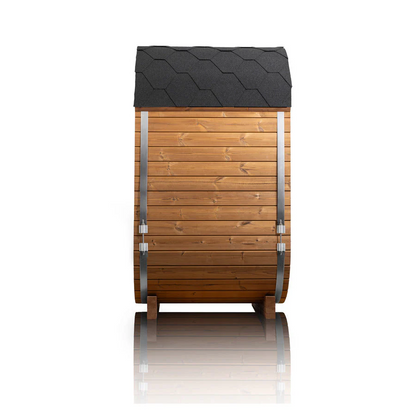 Auris One Luxury Outdoor Cedar Sauna|1–2 Person|Premium Canadian Red Cedar|4.5kW Harvia KIP Heater|Wooden bucket full kit