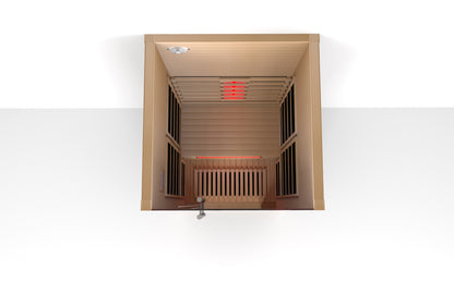 Lumin One Far Infrared Sauna|1 Person| Premium Canadian Hemlock| Plug & Play 110V/120V|Far-infrared heat|Computer control panel