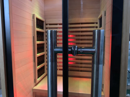Lumin One Far Infrared Sauna|1 Person| Premium Canadian Hemlock| Plug & Play 110V/120V|Far-infrared heat|Computer control panel